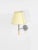 Beige bc2 wall lamp by santa & cole dimensions: d 20 x w 26 x h 33 cm materials: metal, beech wood, stitched parchment....