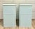 Pair of Antique Neoclassical Pedestal Cabinets in Robin’s Egg Blue With Gilt Trim, Refinished For Sale - Image 12 of 17