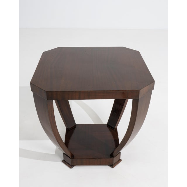 Wood 1920s Art Deco Side Table For Sale - Image 7 of 17