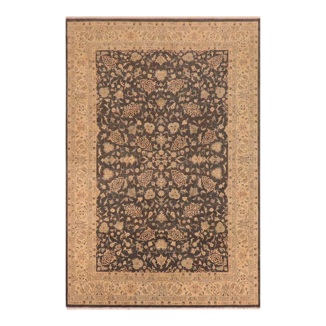 Lavastone Green/Gray Wool Rug - 9'10'' X 13'9'' For Sale