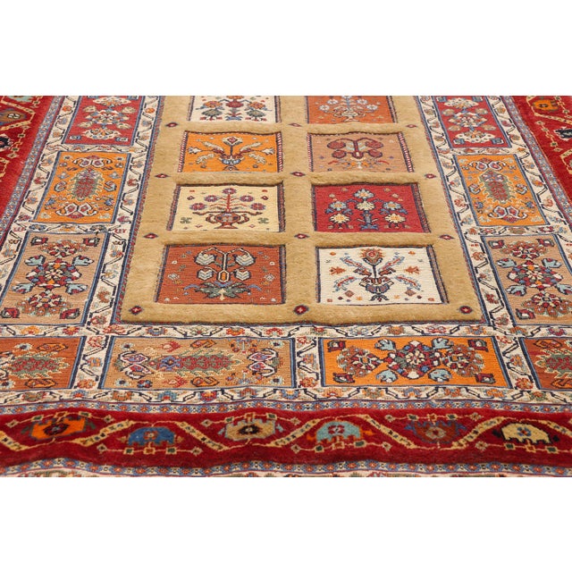 Late 20th Century Vintage Persian Shiraz Rug, 03'04 X 04'11 For Sale - Image 5 of 10