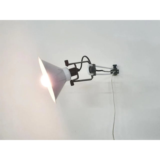 Metal Wall Light by Eduardo Albors for Lams, Italy, 1980 For Sale - Image 7 of 12