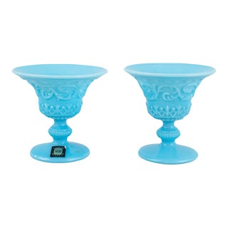 20th Century Italian Glass Cups - A Pair For Sale