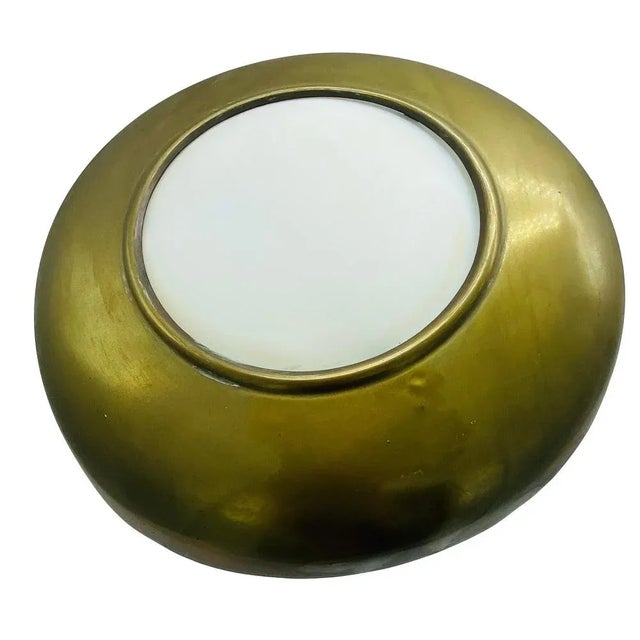 Metal Italian Table Lamp in Brass by Oscar Torlasco for Lumi, 1950s For Sale - Image 7 of 8