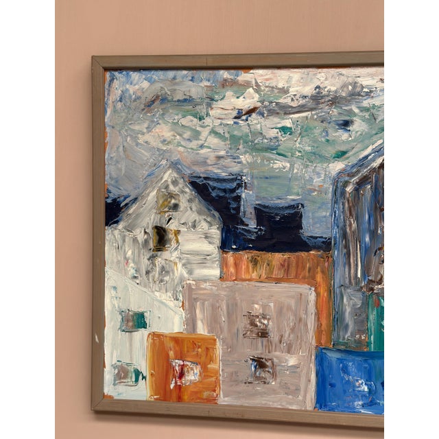 Kai Nielsen, Houses, 1960s, Oil on Panel For Sale - Image 17 of 18