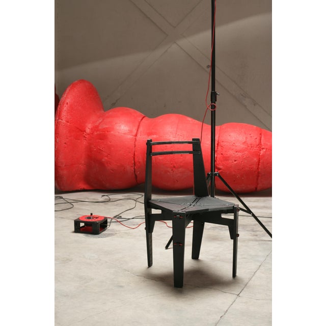 Android Chair in Charcoal Black by Konstantin Achkov For Sale - Image 17 of 18