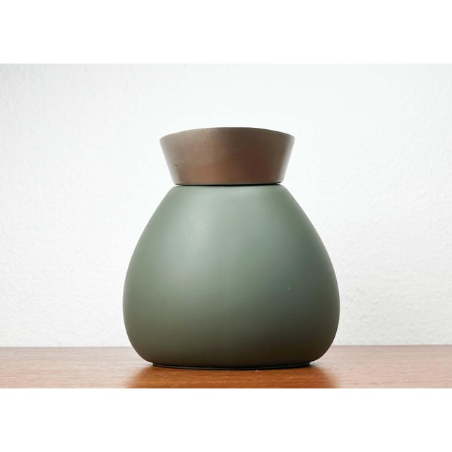 Danish Design Green Model Quack Thermos Coffee or Tea Pot by Maria Berntsen for Georg Jensen For Sale - Image 4 of 18