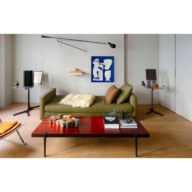 Early 21st Century Bodasca, Cubist Painting Happy Men Off-White Version, 2026, Canvas For Sale - Image 5 of 10