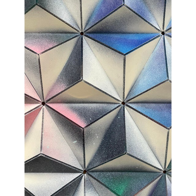 Sebastian Welzel, Cis-9 Topographie, Laminated Cardboard, Limited Edition of 1 For Sale - Image 9 of 10