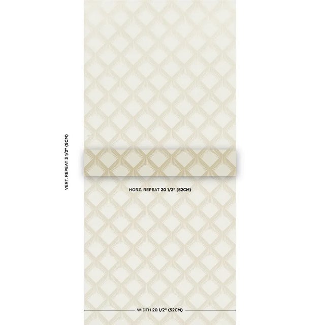 Inspired by traditional Navajo motifs, Maize wallpaper is Neisha Crosland's dynamic take on a classic trellis. Featuring...