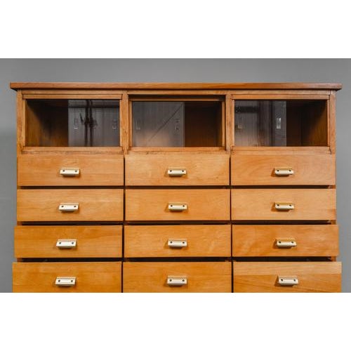Mid-Century Industrial Drawer Cabinet For Sale - Image 15 of 18