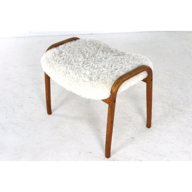 Vintage Lamino Ottoman by Yngve Ekstrom for Swedese, 1960s For Sale - Image 6 of 18