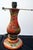 French 1990s Jean-Noël Bouillet French Art Glass Lamp Base 12" Reverse Painted Amalgam Lacquer For Sale - Image 3 of 8
