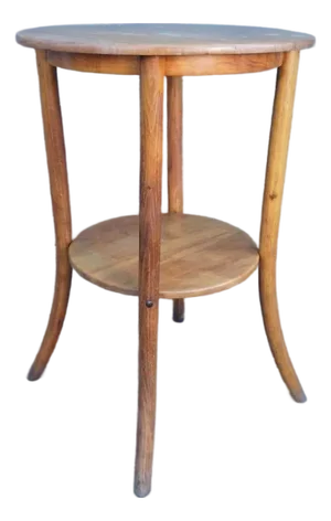 Early 20th Century Thonet Two-Tier Bentwood Side Table