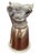 Italian Vintage Gucci Silver-Tone Wild Boar Head Stirrup Cup For Sale - Image 3 of 8