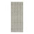 Contemporary Block Print Geometric Natural Silk Runner by Rug & Kilim, India For Sale
