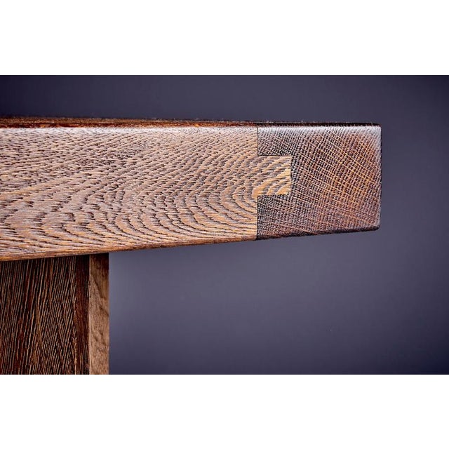 German Studio Oak Side Tables, 1960s, Set of 2 For Sale - Image 13 of 14