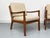 1960s Senator Lounge Chairs in Teak and Wool by Ole Wanscher for Cado, 1960s, Set of 2 For Sale - Image 5 of 18