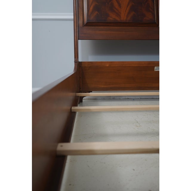 Ethan Allen Mahogany Newport Sleigh Queen Size Bed For Sale - Image 11 of 16