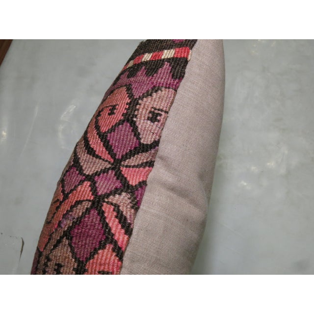 Vintage Kilim Pillow For Sale - Image 4 of 6