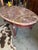 Vintage Marble Top Coffee Table With Detailed Wood Base For Sale - Image 10 of 12