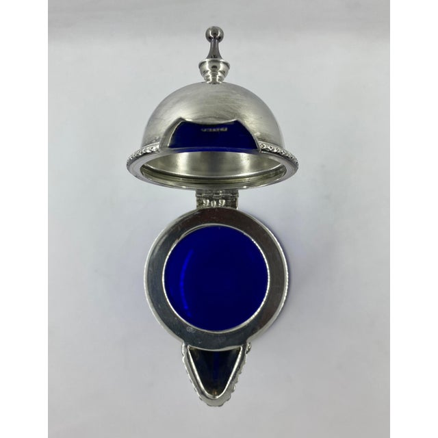Austrian Vintage Cobalt Blue Glass Jug For Sale In Miami - Image 6 of 11