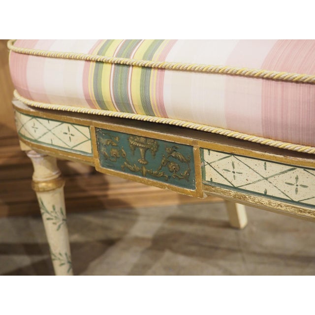 More information coming soon… From the Neoclassical period, circa 1830s, these Northern Italian wooden armchairs have been...