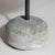 Early 21st Century 21st Century Poland Deep Charcoal Grey Round Stone-Base Side Table For Sale - Image 5 of 10