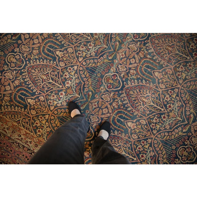 :: Allover covered field in repeating germinating plants inside trefoil outlined panels. So many intricate details and...