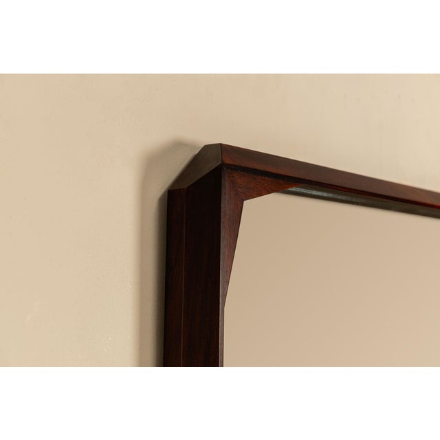 Brown Hanging Console and Mirror by Dino Cavalli for Tredici, 1960s, Set of 2 For Sale - Image 8 of 10