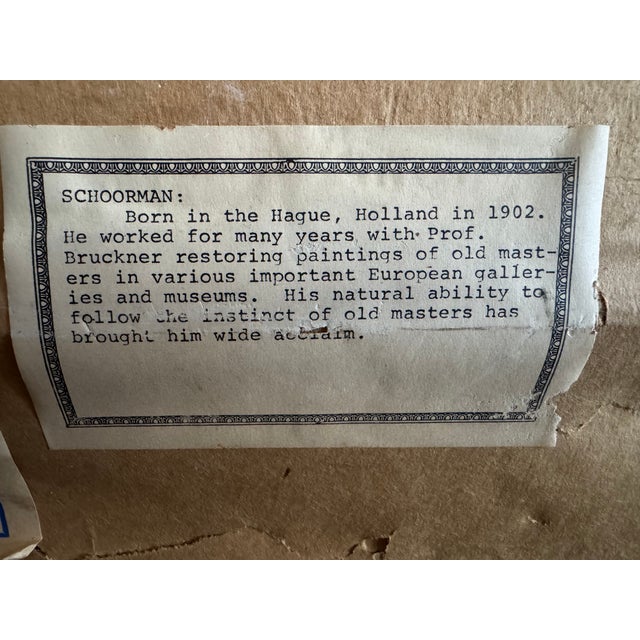 Mid 20th Century Franz Schoorman Oil Painting for W. T. Burger Co. For Sale - Image 16 of 17