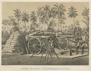 Emrik & Binger, Military Scene, Indonesia, 1784, Print