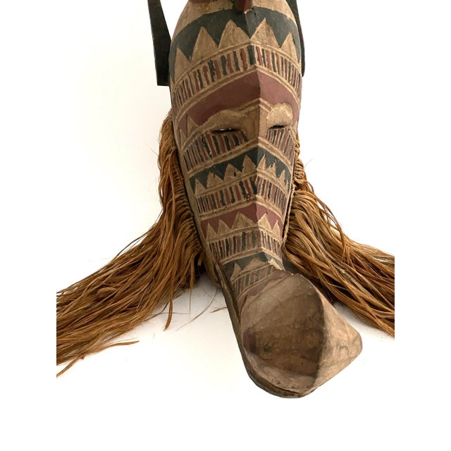 1960s 1960s Bobo Tribal Mask Burkina Faso For Sale - Image 5 of 8