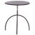 Metal Saburo Ronin Accent Table in Black, 18" For Sale - Image 7 of 8