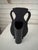 Arts & Crafts Matte Black Flora Silhouette Vase For Sale - Image 3 of 4