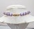 Metal Vintage 1985 Signed Napier Purple "Sherbet" Molded Lucite Collar Necklace For Sale - Image 7 of 12