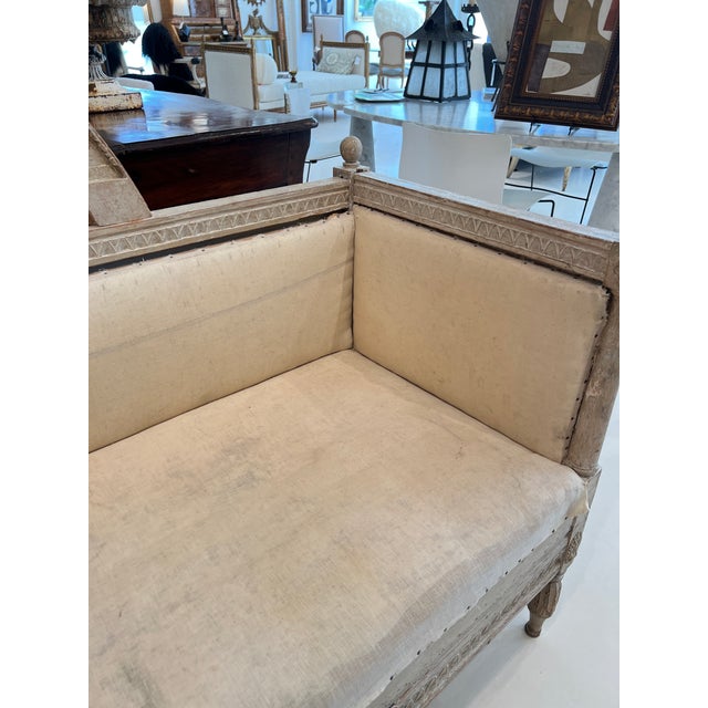 Antique Swedish Neoclassical Bench For Sale In New Orleans - Image 6 of 10