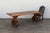 Vintage 1980s Custom French Style Solid Cedar Dining Table With Ornately Carved Pedestal Bases For Sale - Image 18 of 18