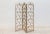 1950s Wrought Iron Decorative Gilt Folding Screen, Italy, 1950s For Sale - Image 5 of 9