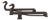 Exquisite Pair of French Duck-Shaped Andirons in Hand-Forged Iron For Sale