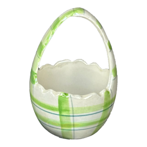 Ceramic Egg Easter Basket Bowl