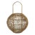 Teramo Rattan Woven Decorative Lantern, Small For Sale