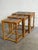 1970s Danish Oak Ceramic Tile Top Nesting Side Tables Mid-Century Modern 1970s For Sale - Image 5 of 8