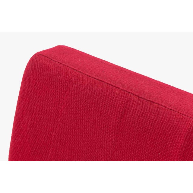 Italian Red Chairs, 1970s, Set of 4 For Sale - Image 3 of 8