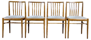 Mid-Century Danish Modern Dining Chairs, 1970s, Set of 4