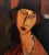 After Modigliani - Portrait of a Girl W/ Hat & Necklace -1930s Oil Painting For Sale - Image 4 of 9