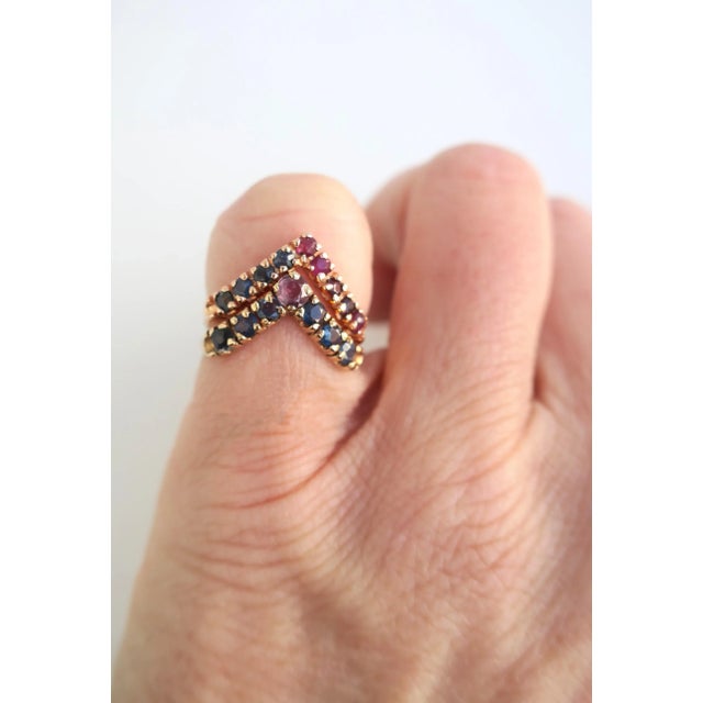 Late 20th Century Stacking Rings - 2 Pieces For Sale - Image 5 of 9