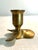 A distinctive pair of brass candlestick holders designed in the form of marine boat propellers, produced by Andrea by...