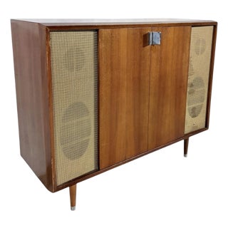 Mid-Century Modern Radiogram Cabinet in Wood from Murphy For Sale