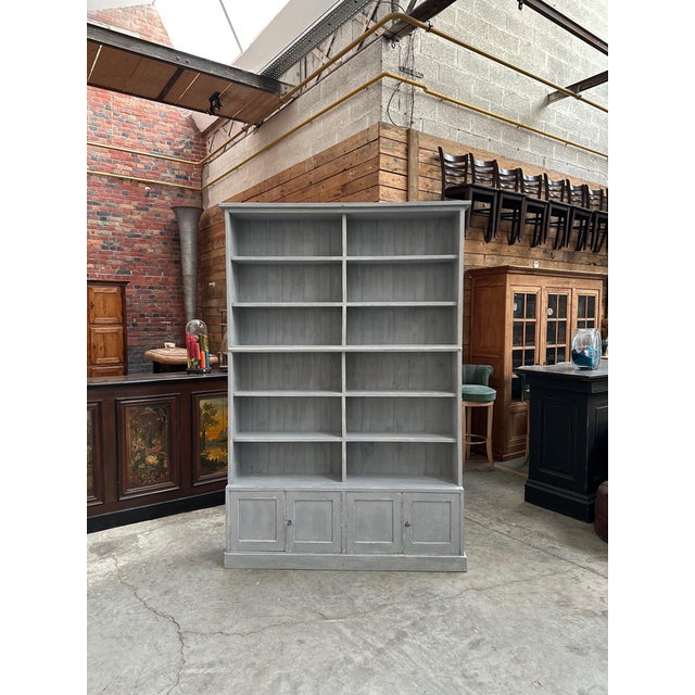 This large workshop shelf has been completely restored. It consists of 12 large open compartments for displaying pretty...